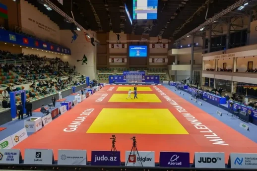 Gəncədə cüdo üzrə Avropa Kubokunun açılış mərasimi keçirilib