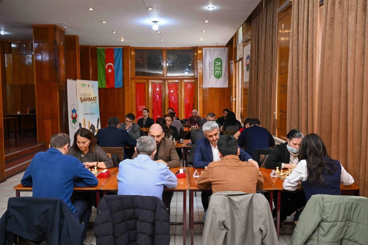 Dövlət qurumlarının əməkdaşları arasında şahmat yarışı keçirilib - FOTO 