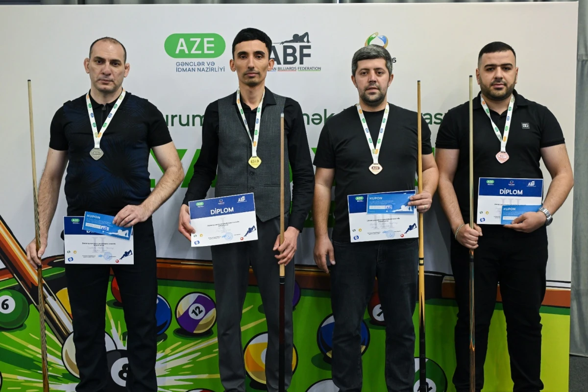 Dövlət qurumları arasında bilyard turniri keçirilib - FOTO 