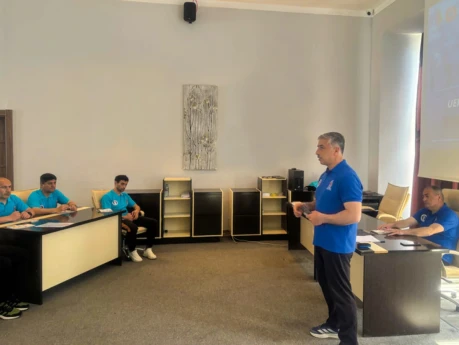 Şəkidə UEFA-nın C kateqoriyalı məşqçi kursunun I mərhələsi keçirilib