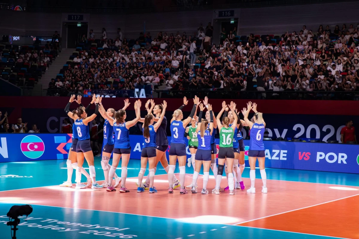 Voleybol üzrə Avropa çempionatının açılış mərasimi keçirilib - FOTO 