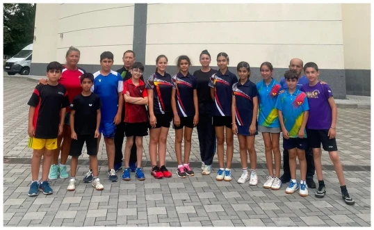 Azərbaycanın yeniyetmə stolüstü tennisçiləri Şəkidə təlim-məşq toplanışındadır