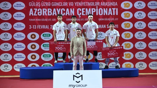 Ölkə çempionatında yunan-Roma güləşi üzrə yarışlar yekunlaşıb