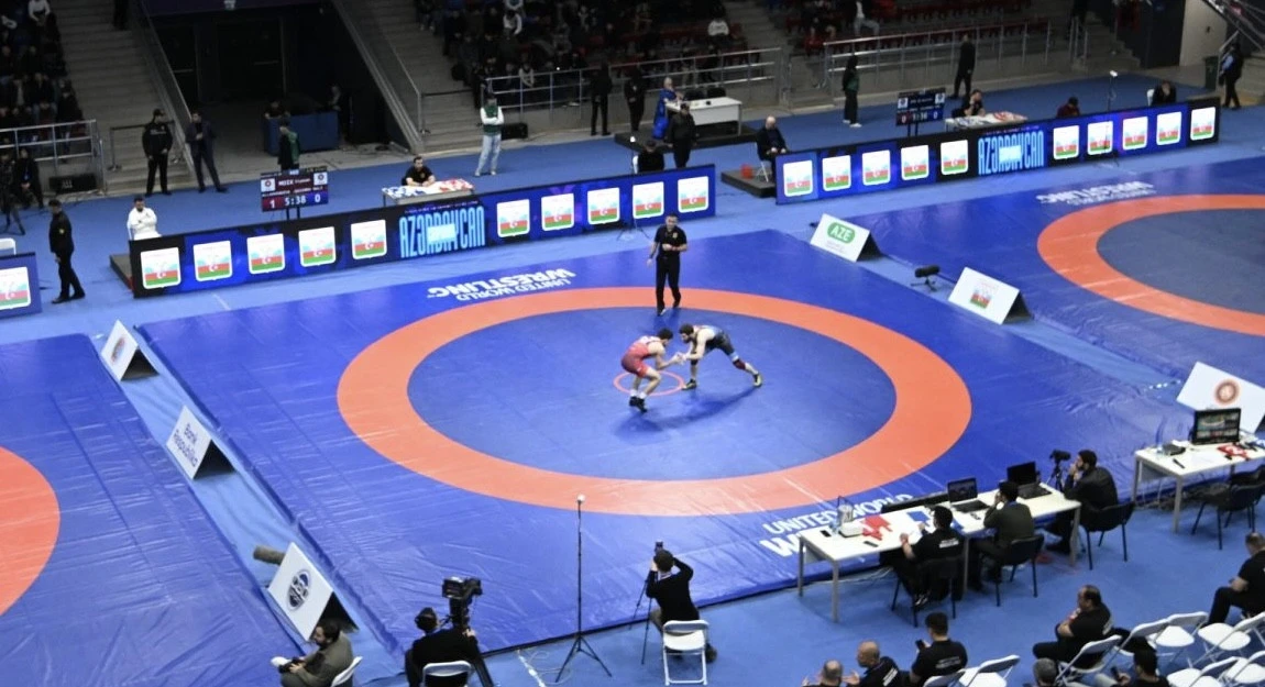 Sərbəst güləş üzrə ölkə çempionatında daha 5 çəkidə finalçılar müəyyənləşib