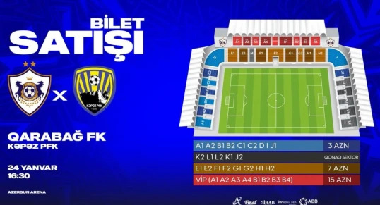 “Qarabağ”ın oyunu 3 manata