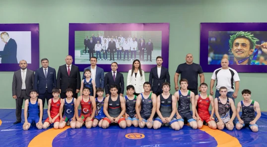 Qubada Şahdağ Güləş Klubunun yenilənmiş zalı istifadəyə verilib