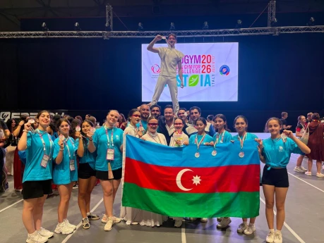 Azərbaycan komandası Avropa festivalında qızıl medal qazanıb