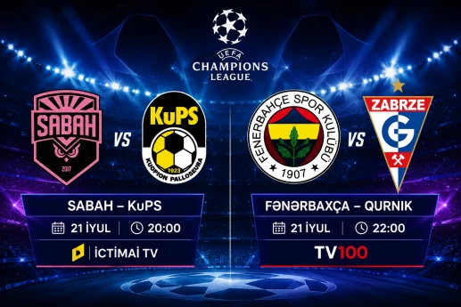 "Sabah" və "Fənərbaxça"nın matçları bu kanallarda: TV AFİŞA 