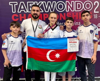 Taekvondoçumuzdan bürünc medal