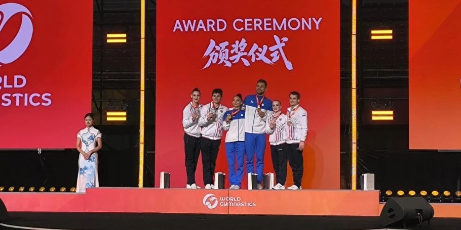 Gimnastlarımızdan Dünya kubokunda qızıl medal