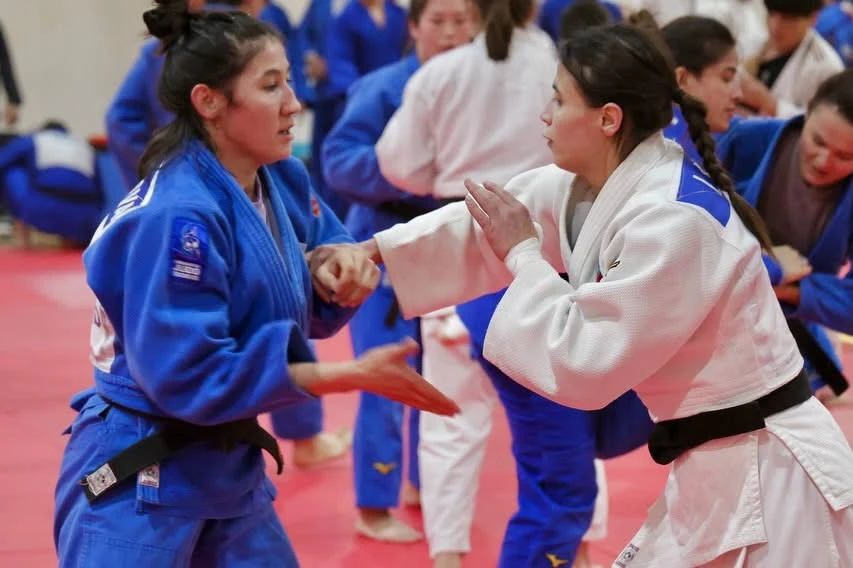 Cüdoçularımız Daşkənddə beynəlxalq təlim-məşq toplanışına qatılıblar - FOTO 