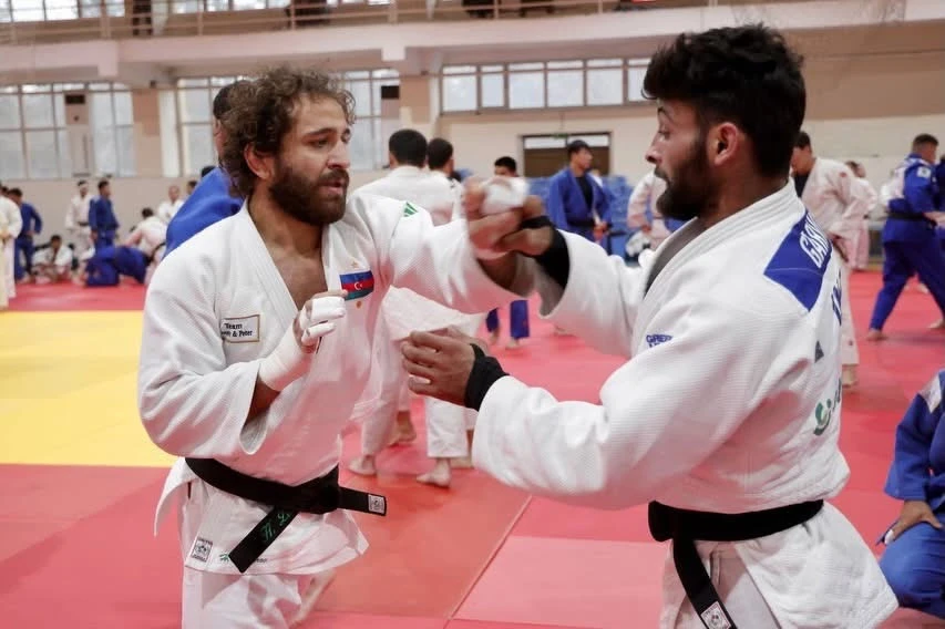 Cüdoçularımız Daşkənddə beynəlxalq təlim-məşq toplanışına qatılıblar - FOTO 