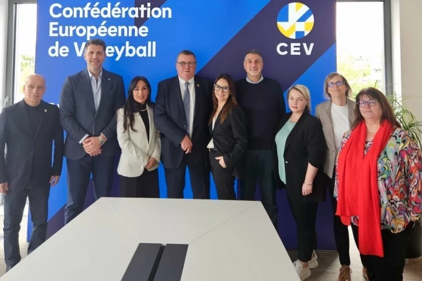 AVF rəsmisi CEV-in iclasında iştirak edib