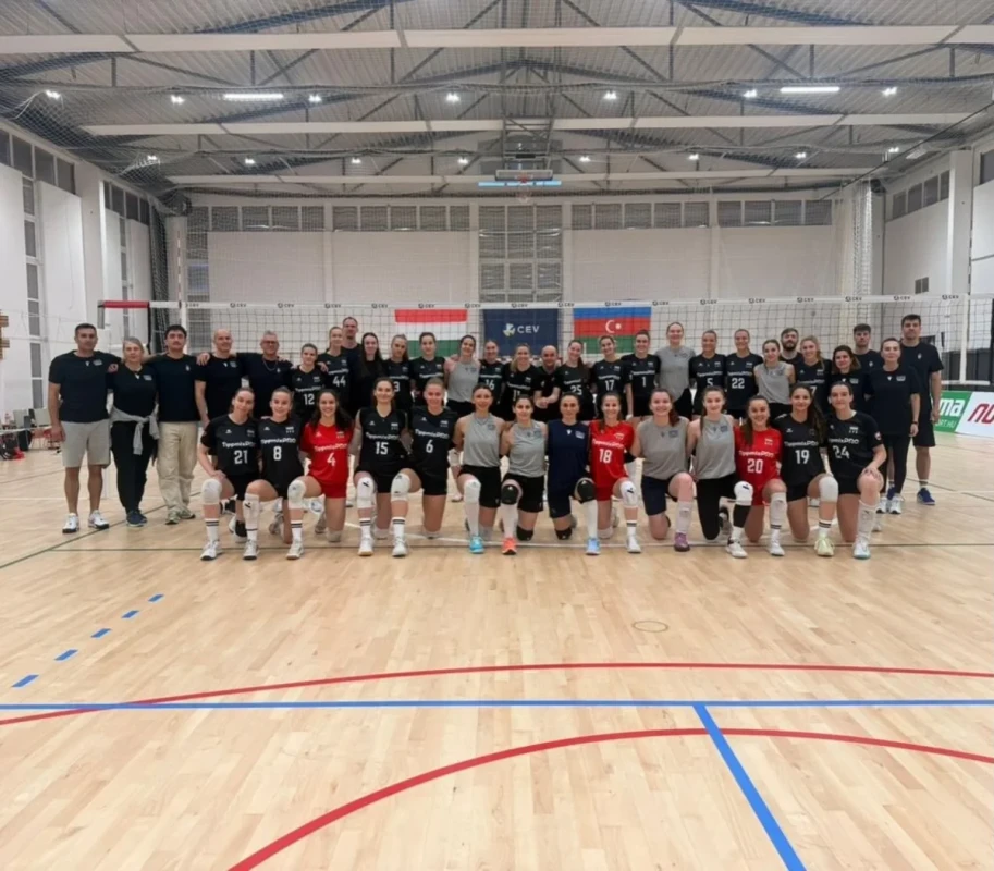 Azərbaycanın qadın voleybolçulardan ibarət millisinin Macarıstandakı təlim-məşq toplanışı başa çatıb