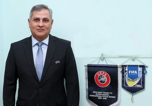 Elçin Səmədli Fransa millisinin oyununda