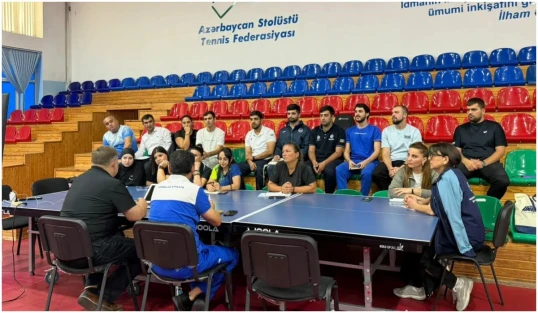Stolüstü tennis üzrə beynəlxalq seminar keçirilir