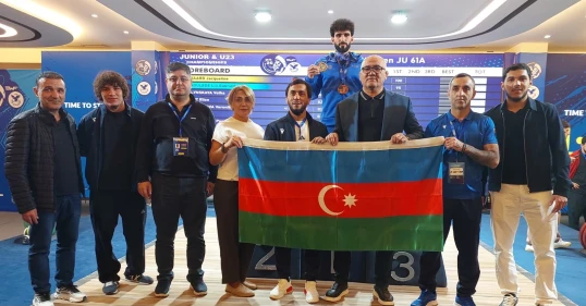 Azərbaycanlı atletdən Avropa birinciliyində 3 medal