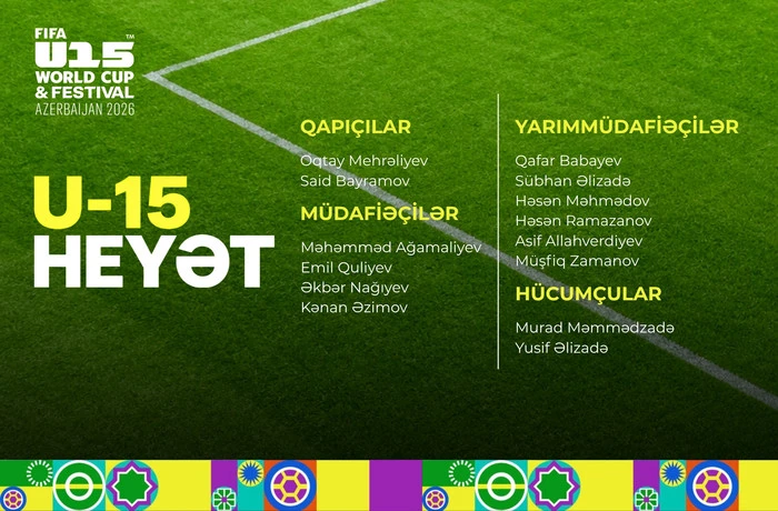 Millimizin Bakıda keçiriləcək dünya çempionatı üçün heyəti açıqlanıb