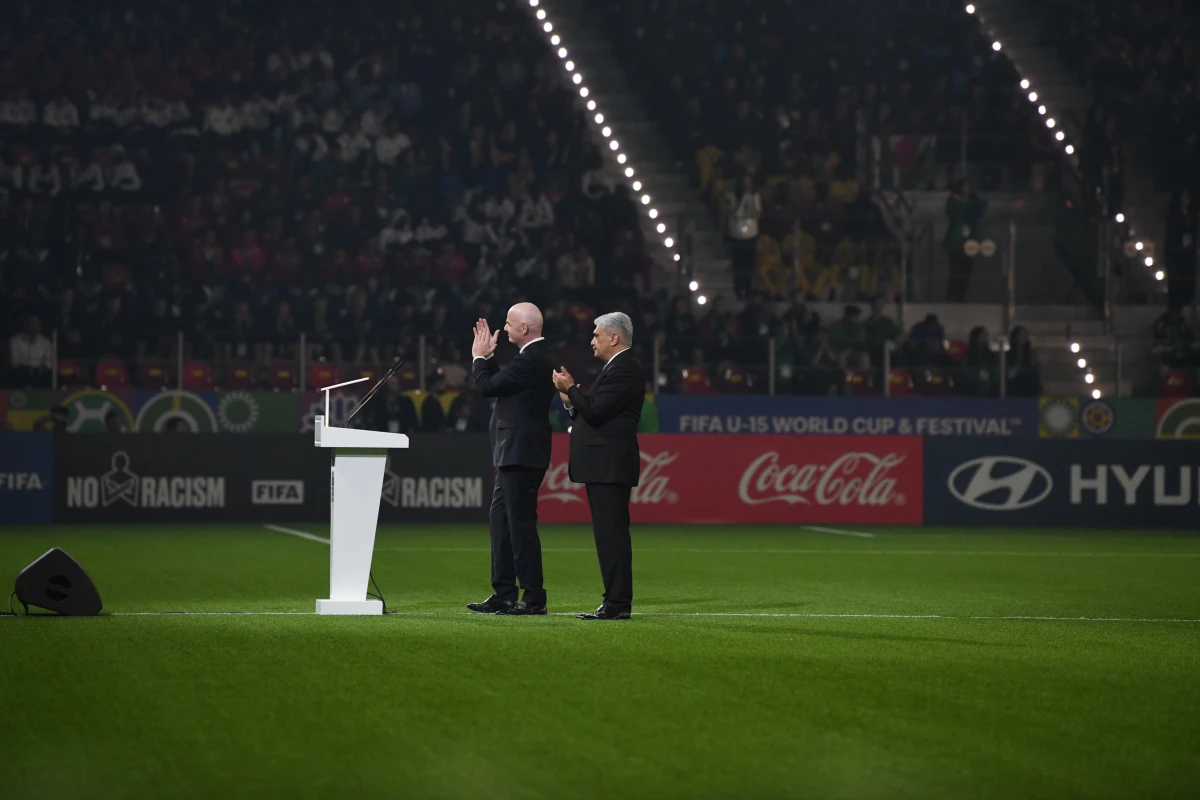Bakıda FIFA U-15 dünya çempionatı və festivalının açılışı keçirilib - YENİLƏNİB  - FOTO 