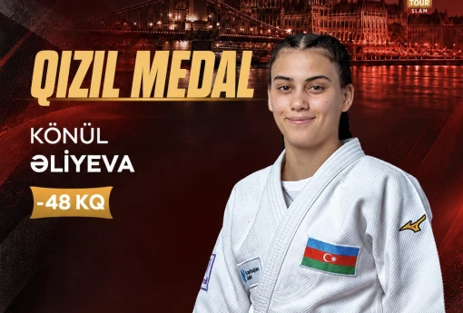 Könül Əliyeva Azərbaycan cüdosunda tarix yazıb 