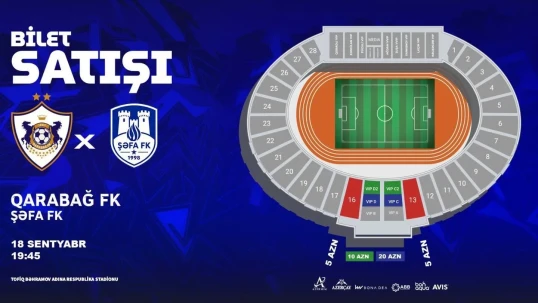 "Qarabağ" - “Şəfa" oyununun biletləri satışa çıxarılıb