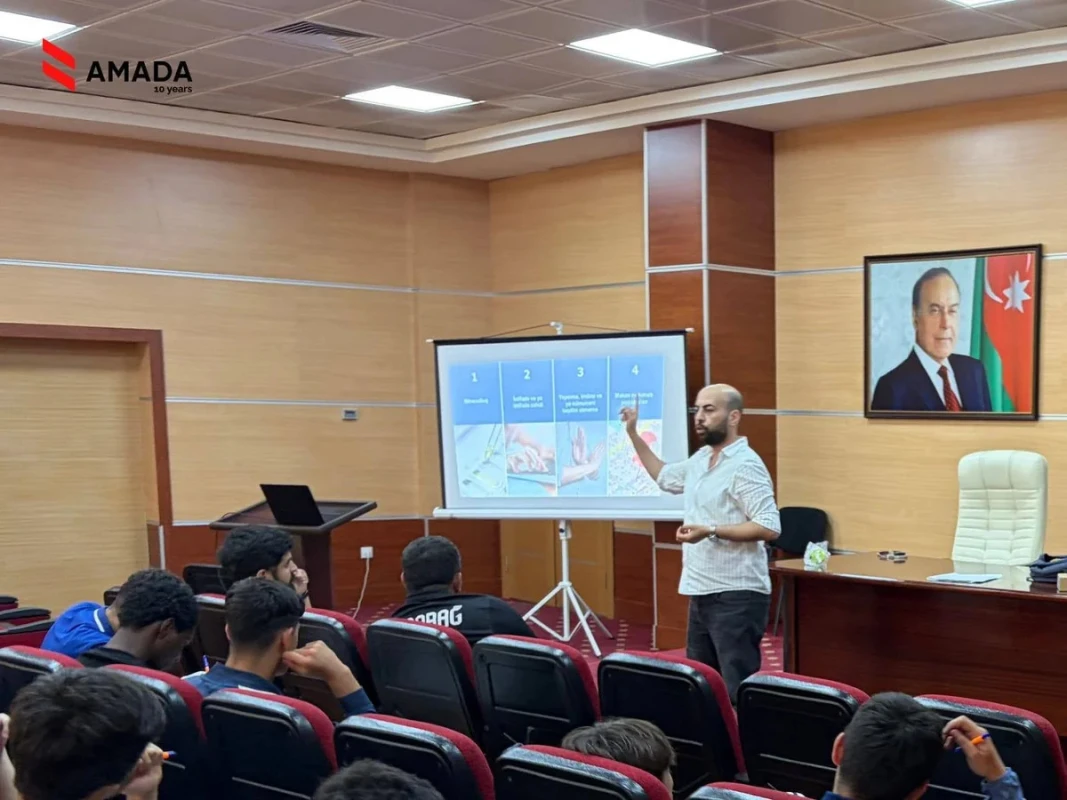 AMADA UEFA Gənclər Liqasında mübarizə aparacaq "Qarabağ"ın U-19 komandası üçün seminar keçirib
