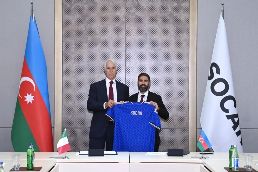 SOCAR ilə İtaliya Futbol Federasiyası arasında müqavilə imzalanıb